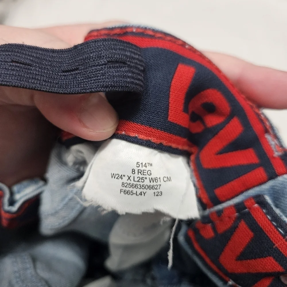 Boys Levi Strauss Jeans With Interior Elastic!